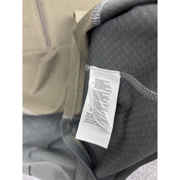 The North Face Pullover Mens Small Green Gray Flight Series Quarter Zip Running - Picture 7 of 8